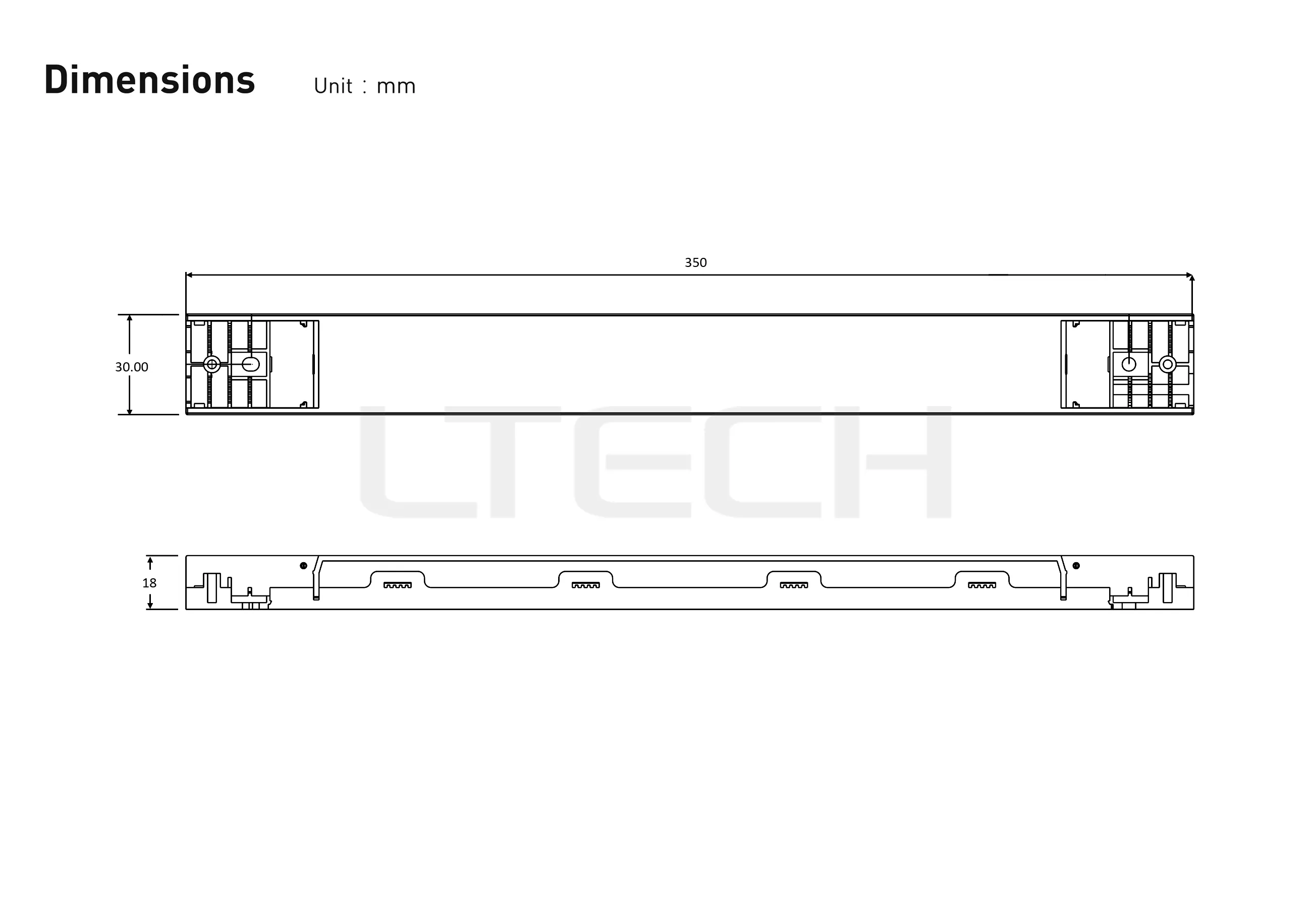 Intelligent Constant Voltage  LED Driver, ON/OFF, 150W, 24VDC 6.25A , 220-240Vac, IP20, 5yrs Warrenty. SN-150-24-G1N  LTECH On/Off Constant Voltage